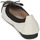 Schuhe Damen Ballerinas Moony Mood ELALA Weiss / Schwarz