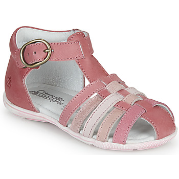 Schuhe Mädchen Sandalen / Sandaletten Citrouille et Compagnie RINE Rosa / Multicolor