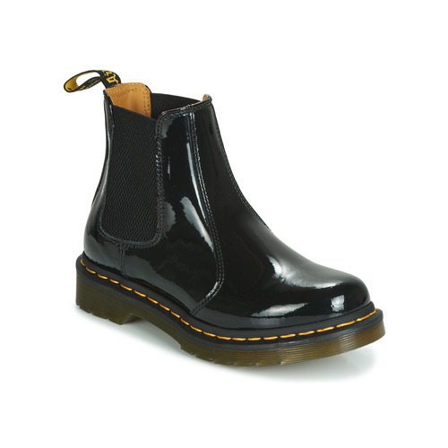 Sko Dame Støvler Dr. Martens 2976 PATENT LAMPER Sort