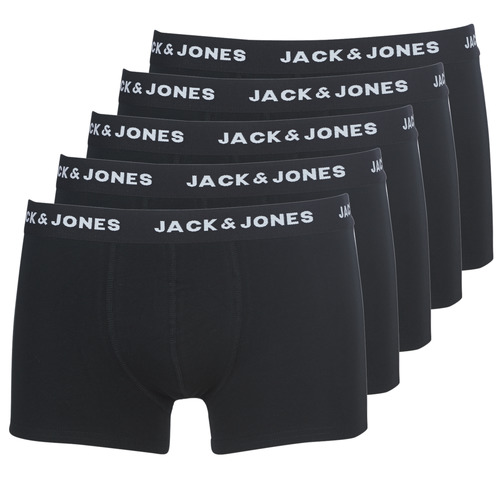 Undertøj Herre Trunks Jack & Jones JACHUEY X 5 Sort