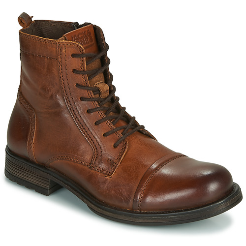 Sko Herre Støvler Jack & Jones JFW RUSSEL LEATHER Cognac