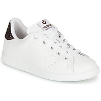 Sko Pige Lave sneakers Victoria TENIS PIEL Hvid / Bordeaux