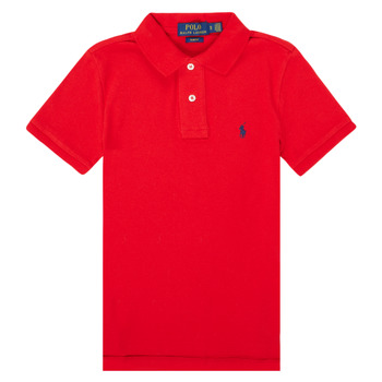 textil Dreng Polo-t-shirts m. korte ærmer Polo Ralph Lauren FRANCHI Rød