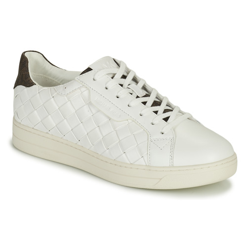 Sko Dame Lave sneakers MICHAEL Michael Kors KEATING LACE UP Hvid / Brun