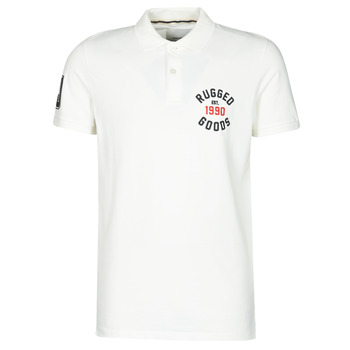 textil Herre Polo-t-shirts m. korte ærmer Jack & Jones JJAPPLICA Hvid