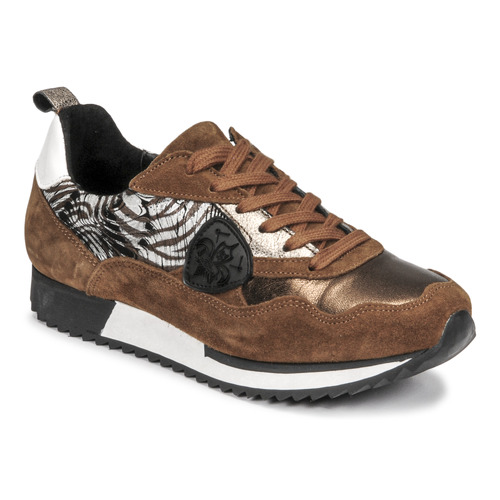 Sko Dame Lave sneakers Philippe Morvan ROXA Brun / Sort