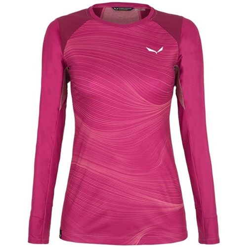 textil Dame T-shirts m. korte ærmer Salewa Seceda Dry Pink