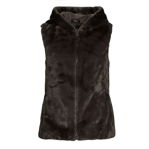 textil Dame Jakker Only ONLMALOU FAUX FUR WAISTCOAT CC OTW Brun