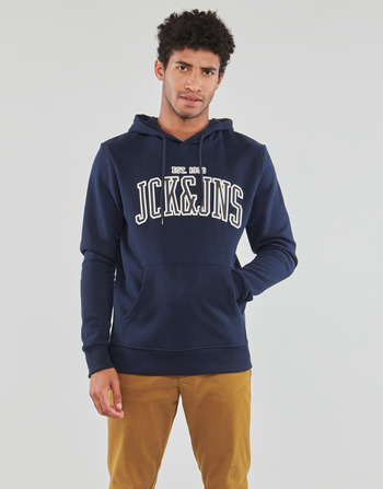 textil Herre Sweatshirts Jack & Jones JJCEMB SWEAT HOOD Marineblå