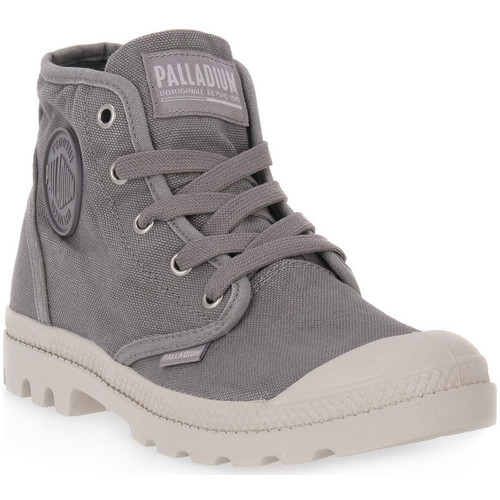 Sko Dame Støvler Palladium PAMPA HI GRAY FLANNEL Grå