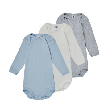 textil Dreng Pyjamas / Natskjorte Petit Bateau LOT 3 BODY Flerfarvet