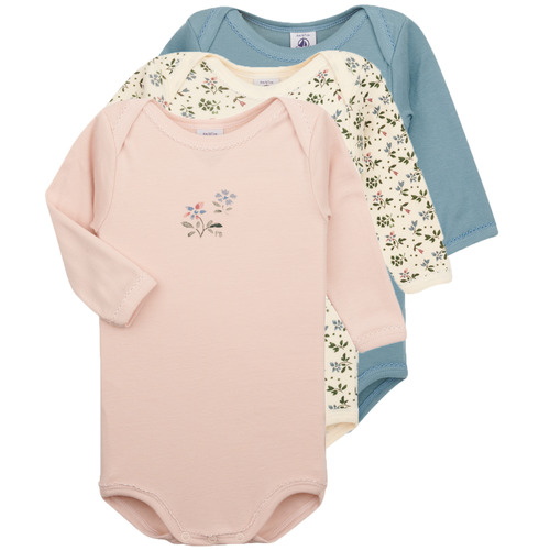 textil Pige Pyjamas / Natskjorte Petit Bateau LOT 3 BODY Flerfarvet