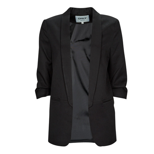 textil Dame Jakker / Blazere Only ONLELLY 3/4 LIFE BLAZER TLR Sort