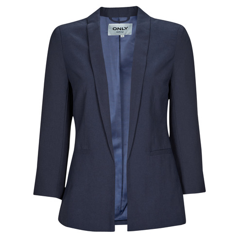 textil Dame Jakker / Blazere Only ONLSAFRON BLAZER TLR Marineblå