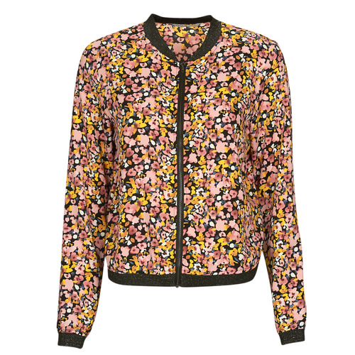 textil Dame Jakker / Blazere Only ONLMYKA FR L/S LUREX BOMBER Sort / Gul / Pink