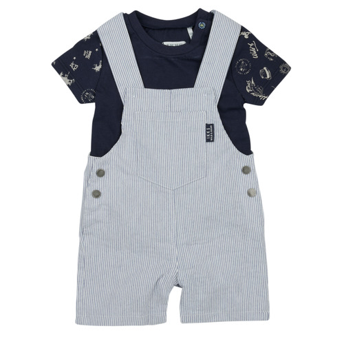 textil Dreng Buksedragter / Overalls Ikks XW37041 Blå