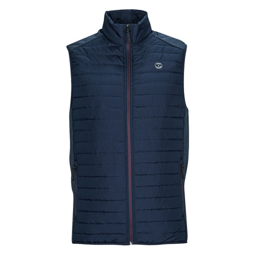 textil Herre Dynejakker Jack & Jones JJEMULTI BODYWARMER COLLAR Marineblå