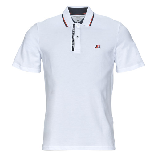 textil Herre Polo-t-shirts m. korte ærmer Jack & Jones JCOLOGAN POLO SS Hvid