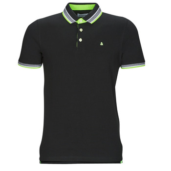 textil Herre Polo-t-shirts m. korte ærmer Jack & Jones JJEPAULOS POLO SS Sort