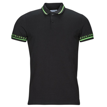 textil Herre Polo-t-shirts m. korte ærmer Jack & Jones JJGLOBUS POLO SS Sort