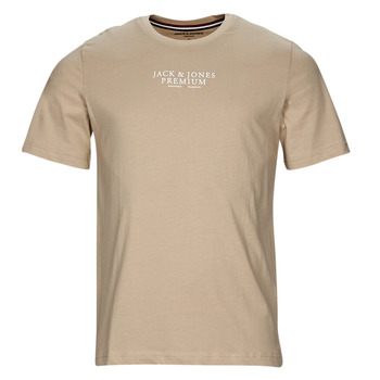 textil Herre T-shirts m. korte ærmer Jack & Jones JPRBLUARCHIE SS TEE CREW NECK Beige