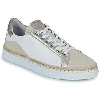 Sko Dame Lave sneakers Regard KERSAINT V4 CORBETT COBALTO Hvid / Beige