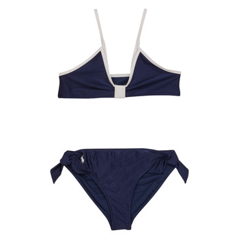 textil Pige Badebukser / Badeshorts Polo Ralph Lauren NAUTICAL 2PC-SWIMWEAR-2 PC SWIM Marineblå / Hvid