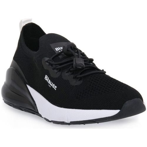 Sko Dreng Sneakers Blauer BLK HIRO Sort