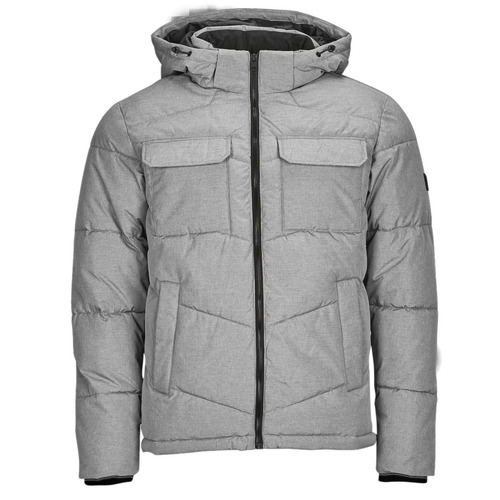 textil Herre Parkaer Jack & Jones JJMASON PUFFER JACKET Grå