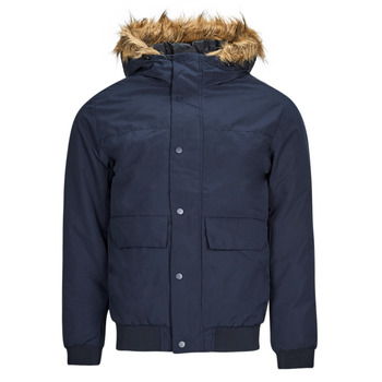 textil Herre Parkaer Jack & Jones JJCHAMP BOMBER JACKET FUR Marineblå