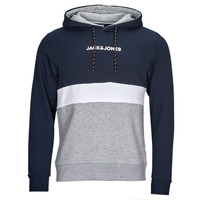 textil Herre Sweatshirts Jack & Jones JJEREID BLOCKING SWEAT HOOD Flerfarvet