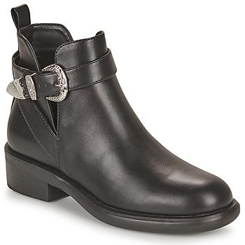 Sko Dame Støvler Only ONLBLOOM-5 PU BUCKLE BOOT Sort