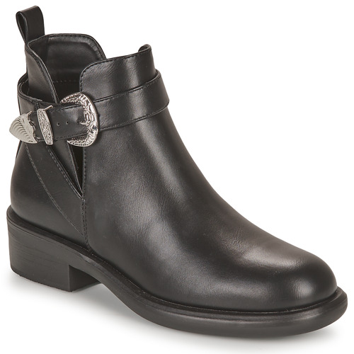 Sko Dame Støvler Only ONLBLOOM-5 PU BUCKLE BOOT Sort