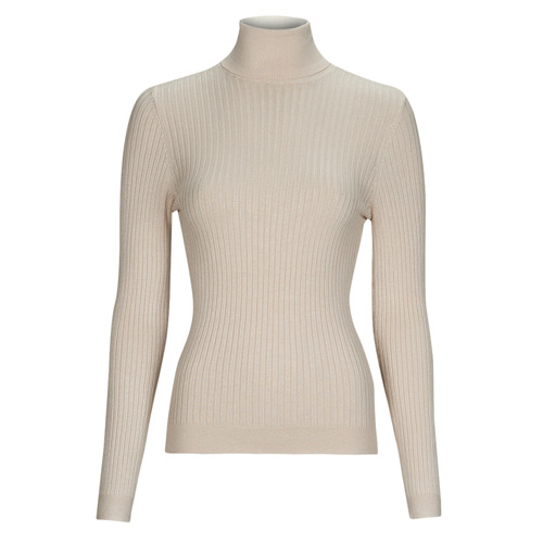 textil Dame Pullovere Only ONLKAROL L/S ROLLNECK PULLOVER KNT Beige