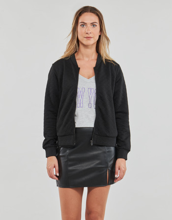 textil Dame Sweatshirts Only ONLJOYCE L/S SHINE BOMBER CS SWT Sort