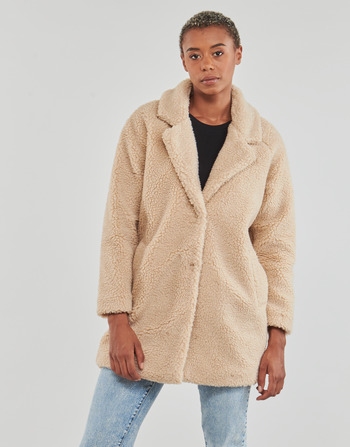 textil Dame Frakker Only ONLNEWAURELIA SHERPA COAT CC OTW Beige