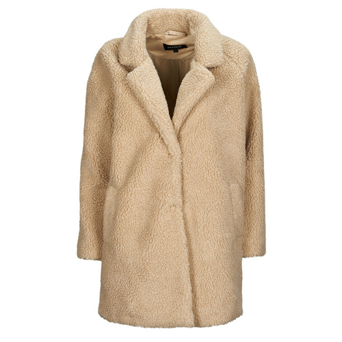 textil Dame Frakker Only ONLNEWAURELIA SHERPA COAT CC OTW Beige