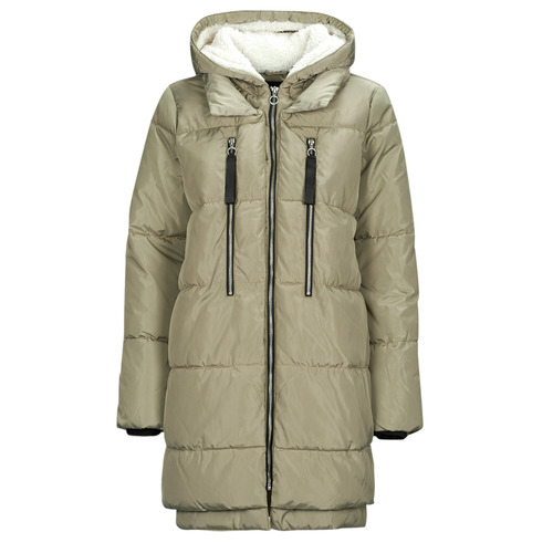 textil Dame Dynejakker Only ONLNEWNORA LONG PUFFER COAT CC OTW Beige