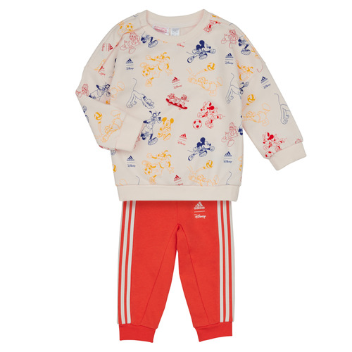 textil Børn Sæt Adidas Sportswear DY MM JOG Hvid / Guld / Rød