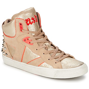 Sko Dame Høje sneakers Ash SPIRIT Beige / Pink