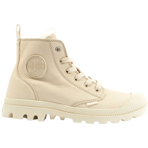 Sko Dame Høje støvletter Palladium PAMPA HI ZIP WL Beige