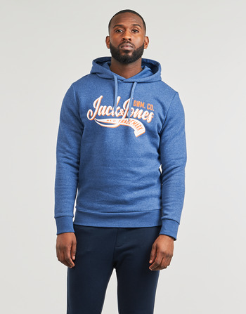 textil Herre Sweatshirts Jack & Jones JJELOGO SWEAT HOOD 2 COL 23/24 Marineblå