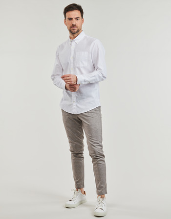 textil Herre Chinos / Gulerodsbukser Jack & Jones JPSTMARCO JJCOOPER STRUCTURE CHINO SN Grå