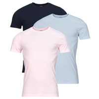 textil Herre T-shirts m. korte ærmer Polo Ralph Lauren S / S CREW-3 PACK-CREW UNDERSHIRT Blå / Marineblå / Pink