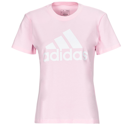 textil Dame T-shirts m. korte ærmer Adidas Sportswear W BL T Pink / Hvid