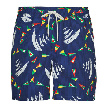 textil Herre Badebukser / Badeshorts Polo Ralph Lauren MAILLOT DE BAIN A RAYURES EN SEERSUCKER Flerfarvet