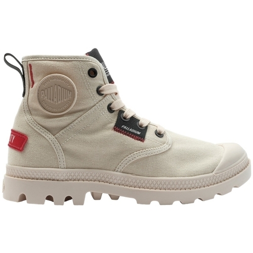 Sko Herre Støvler Palladium PAMPA HI PATCH Beige