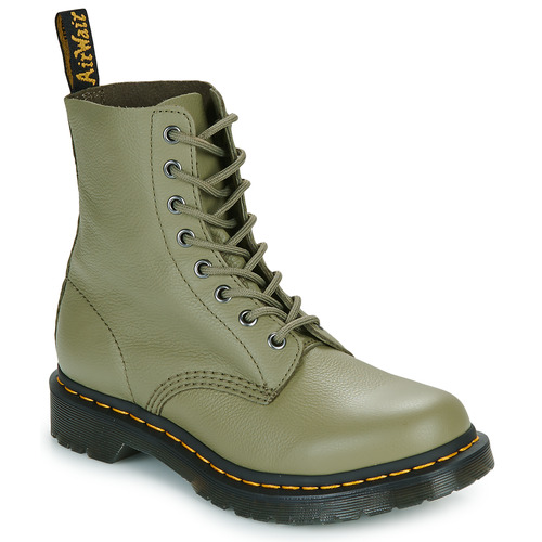 Sko Dame Støvler Dr. Martens 1460 Pascal Muted Olive Virginia Kaki