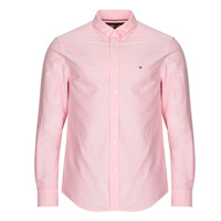 textil Herre Skjorter m. lange ærmer Tommy Hilfiger SOLID HERITAGE OXFORD RF SHIRT Pink