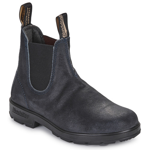 Sko Støvler Blundstone ORIGINAL CHELSEA BOOTS WAXED SUEDE Marineblå